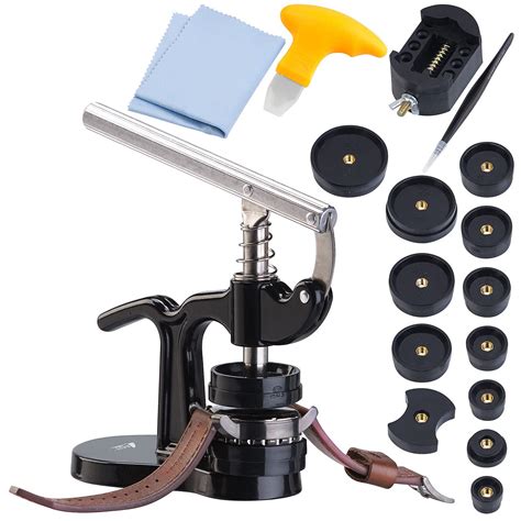 com: <b>Professional</b> 13 Piece <b>Watch</b> <b>Press</b> Set Back Case Closer Crystal Glass Fitting <b>Watch</b> Repair Tool, Come with 12 Addition dies : Clothing, Shoes & Jewelry Clothing, Shoes & Jewelry › Shoe, Jewelry & <b>Watch</b> Accessories › <b>Watch</b> Accessories › Repair Tools & Kits Currently unavailable. . Professional watch press